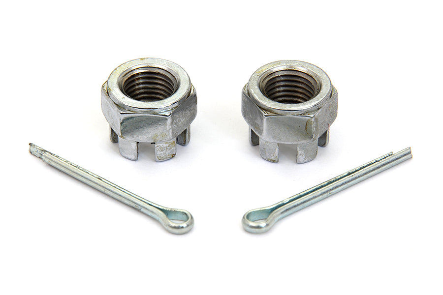 Front Axle Nut Kit Chrome