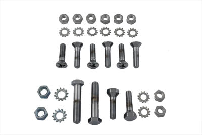 Rear Fender Strut Stock Chrome Bolt Kit