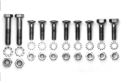 Rear Fender Strut Stock Chrome Bolt Kit