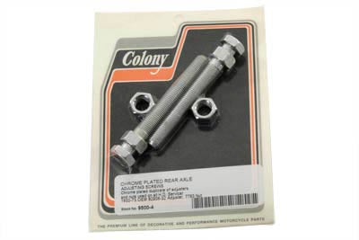 Rear Axle Adjuster Screw Chrome