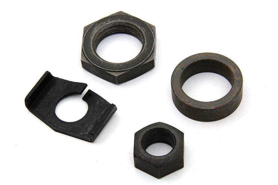 Rear Axle Nut and Lock Kit Parkerized