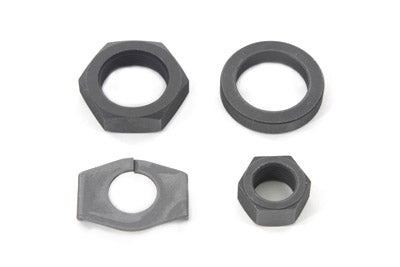 Parkerized Rear Axle Nut and Lock Kit