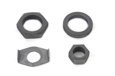 Parkerized Rear Axle Nut and Lock Kit