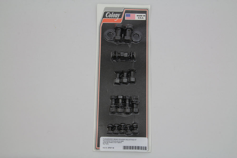 Rear Fender Parkerized Mounting Kit