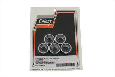 Chrome Countersunk Washer Set 3/8