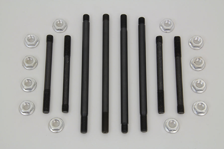 Chrome Engine Case Flanged Bolt Kit