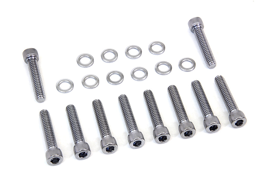 Cam Cover Mount Kit Chrome