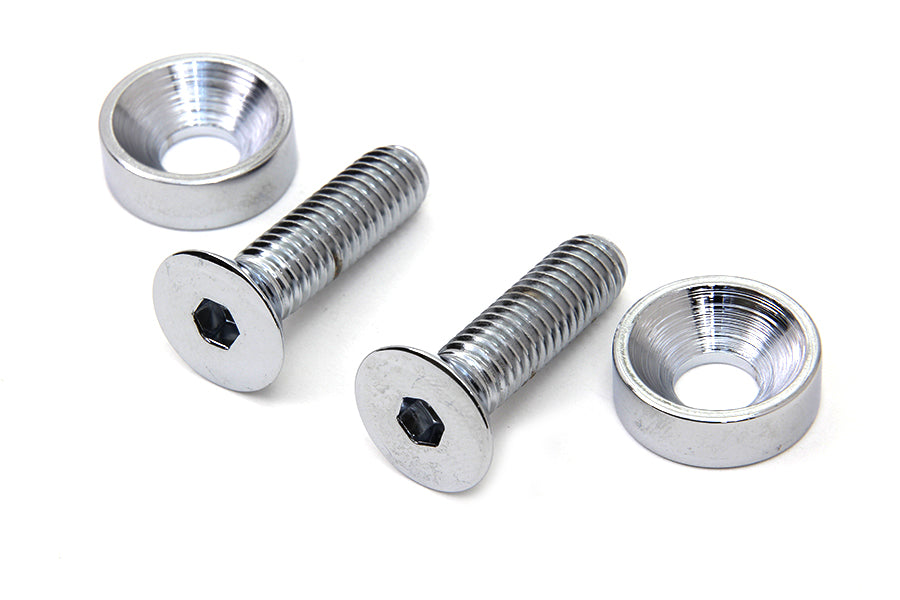Chrome Screw Set for Motor Mount to Cylinder Head