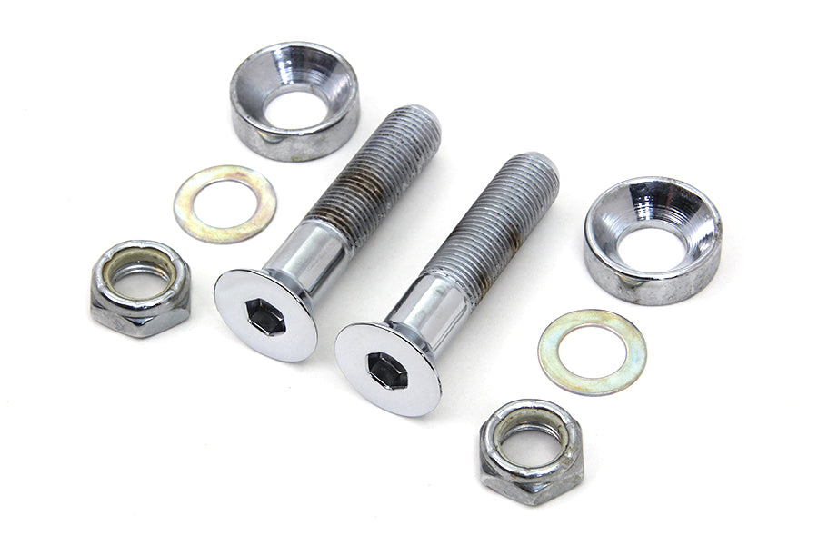Lower Shock Mount Kit Chrome