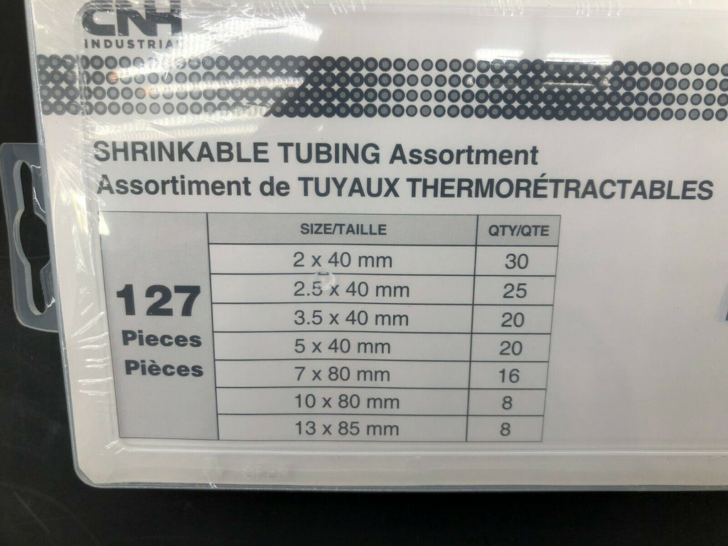 Case IH International 127pc Shrinkable Tubing Assortment Wire Wiring