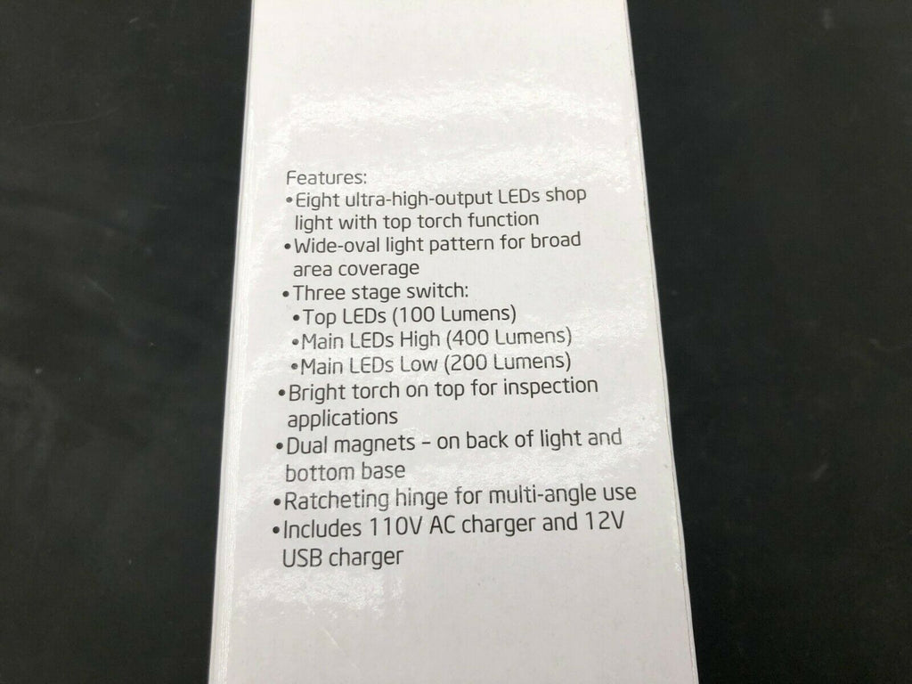 Case IH Magnetic LED Light Rechargeable Blue Point-Lifetime Warranty