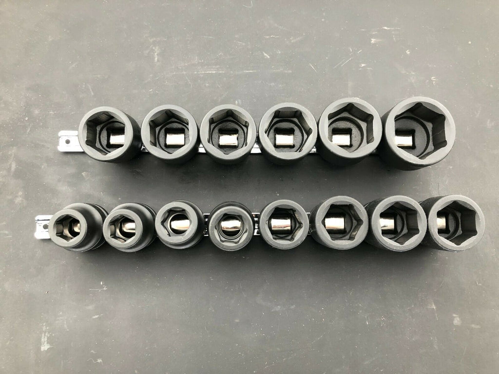 Case IH 14pc 3/4" Dr Impact Socket Set Metric Snap on Blue Point