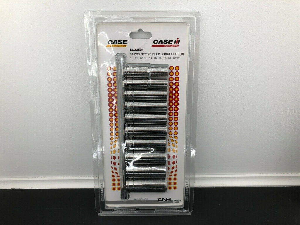 Case IH International 3/8" Drive 10 Piece Metric Deep Socket Set Snap On