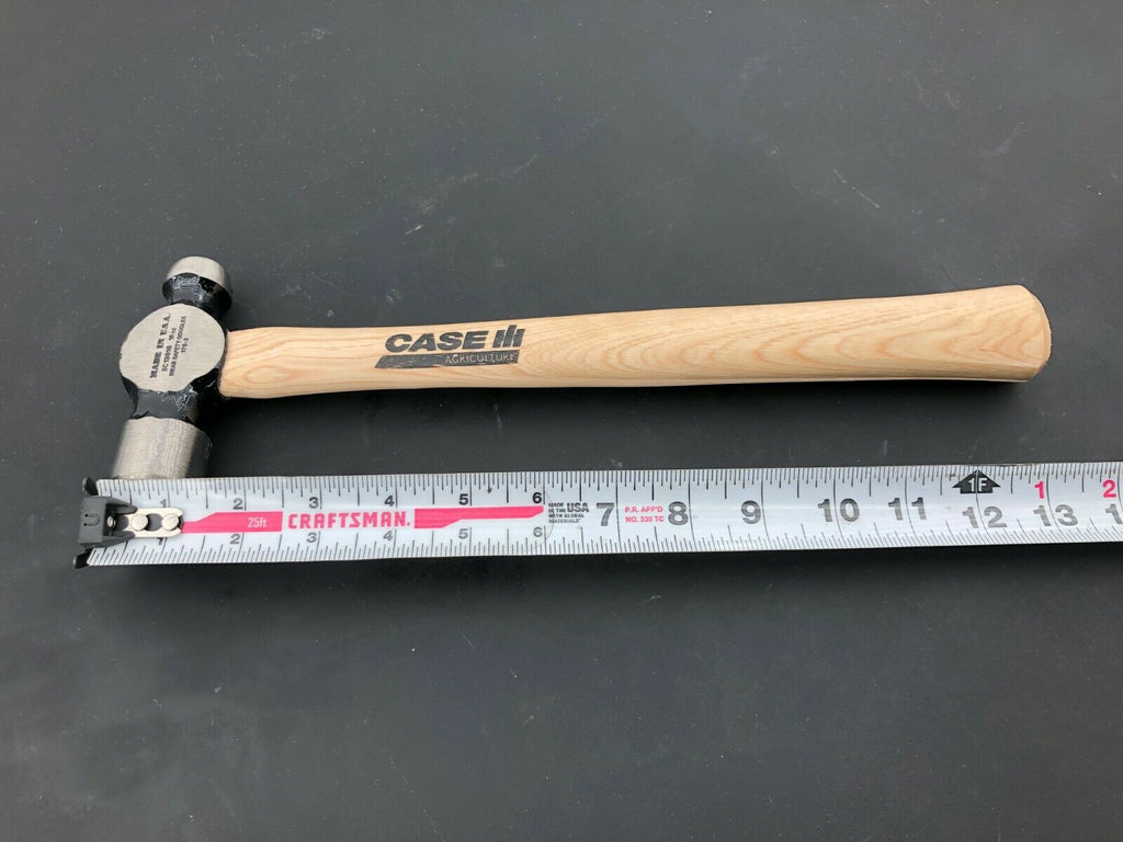 Case IH Wood Handle Ball Pean Hammer 16oz Blue Point-Lifetime Warranty