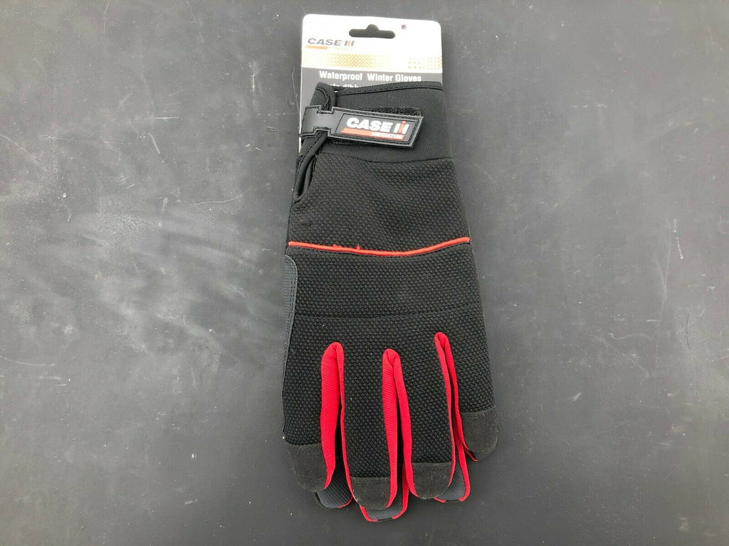 Case IH XL Waterproof Winter Heavy Duty Gloves Snap on Blue Point