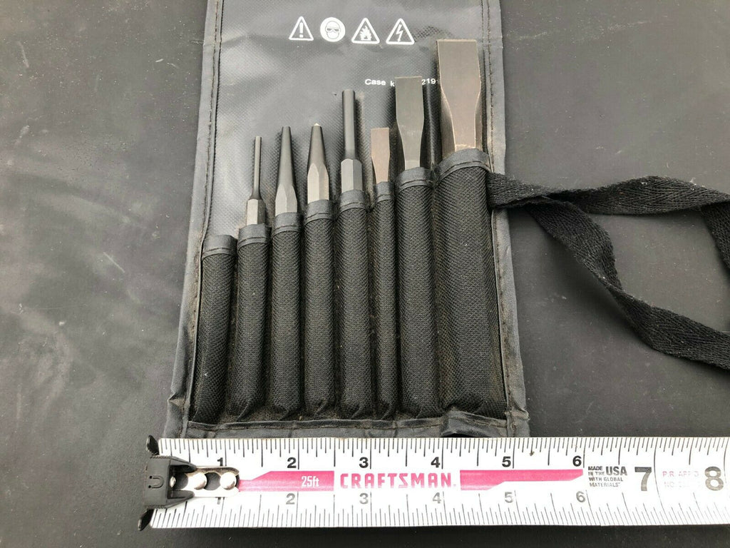 Case IH 7pc Drift Pin Punch Chisel Set Blue Point-Lifetime Warranty