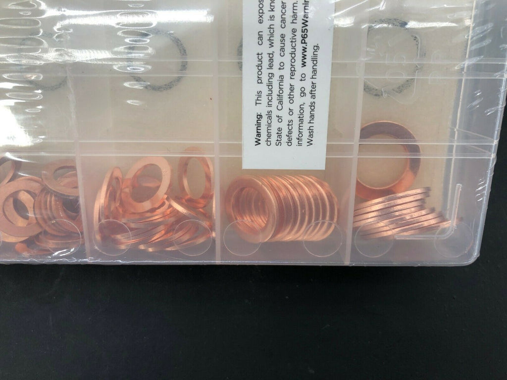 Case IH International 110 piece Copper Washer Assortment- Standard SAE