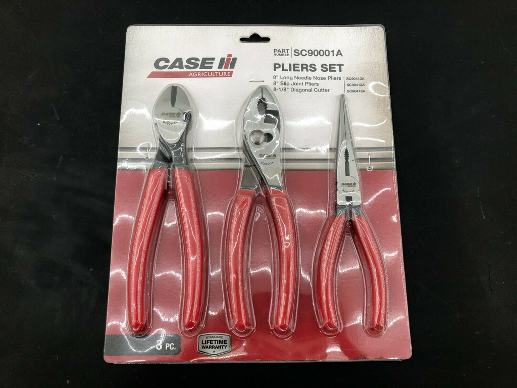 Case IH 3pc Industrial Grade Plier Set Blue Point-Lifetime Warranty