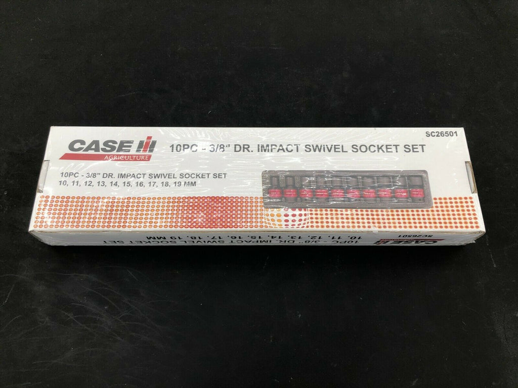 Case IH 10Pc 3/8" Metric Swivel Socket Set Blue Point-Lifetime Warranty