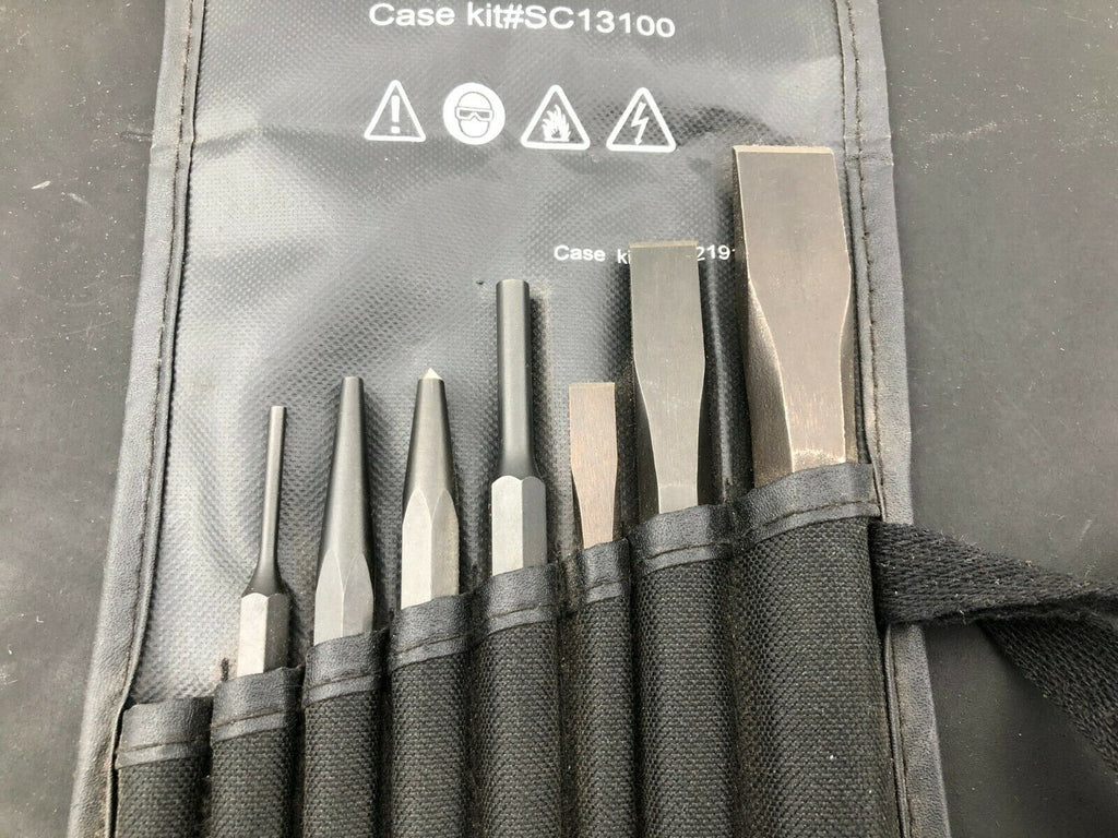 Case IH 7pc Drift Pin Punch Chisel Set Blue Point-Lifetime Warranty