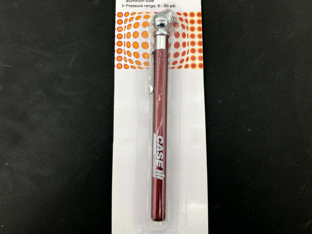 Case IH International Air Tire Pressure Gauge 5-50 lbs Blue Point