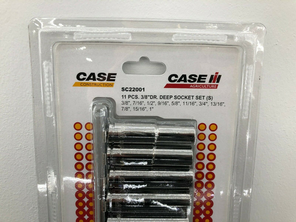 Case IH International 3/8" 11 Piece Standard Deep Socket Set Snap On
