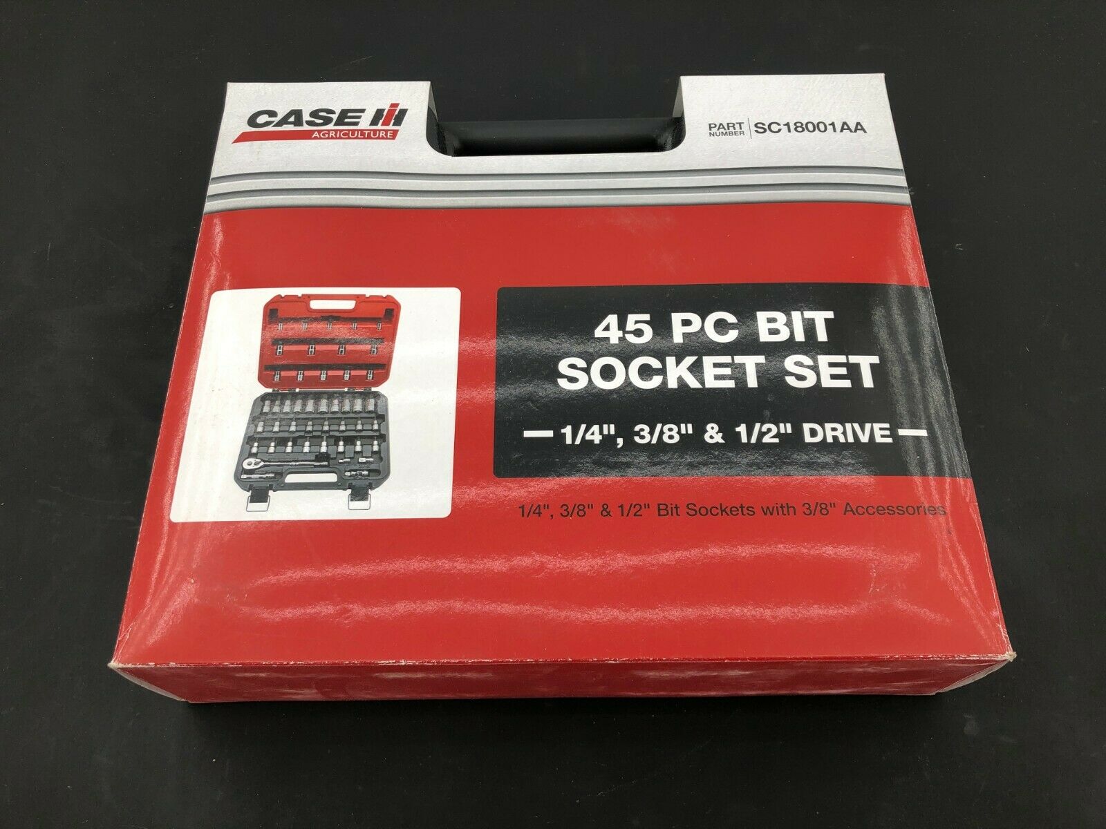 Case IH 45pc Bit Socket Set 1/4