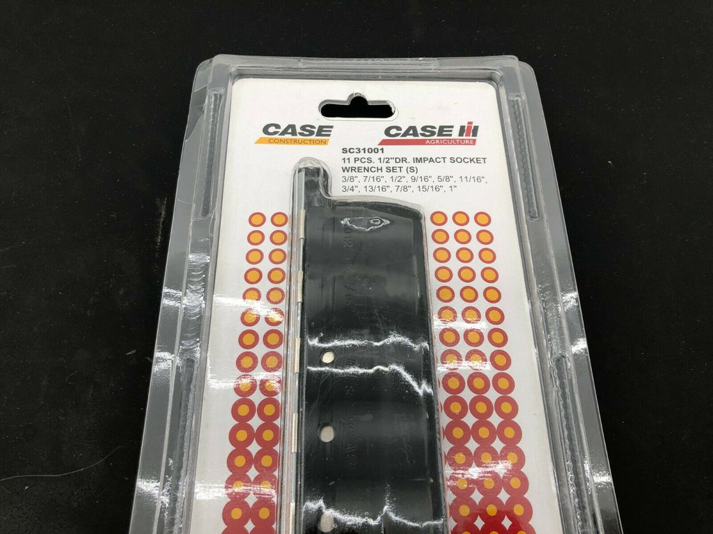 Case IH 11pc 1/2" Dr Impact Socket Set Standard Inch Snap on Blue Point