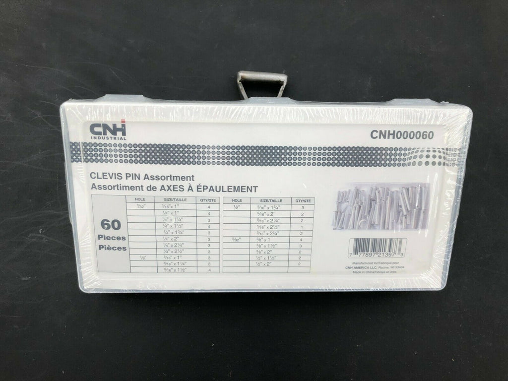 Case IH International 60pc Clevis Pin Cotter Assortment kit- Standard