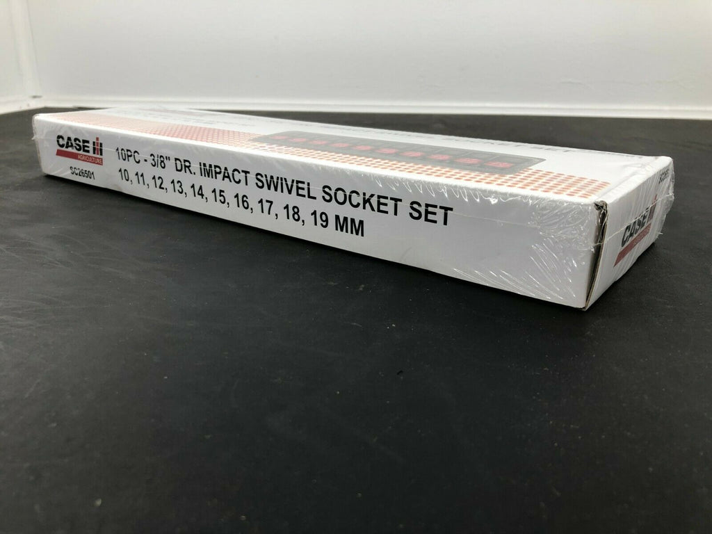 Case IH 10Pc 3/8" Metric Swivel Socket Set Blue Point-Lifetime Warranty