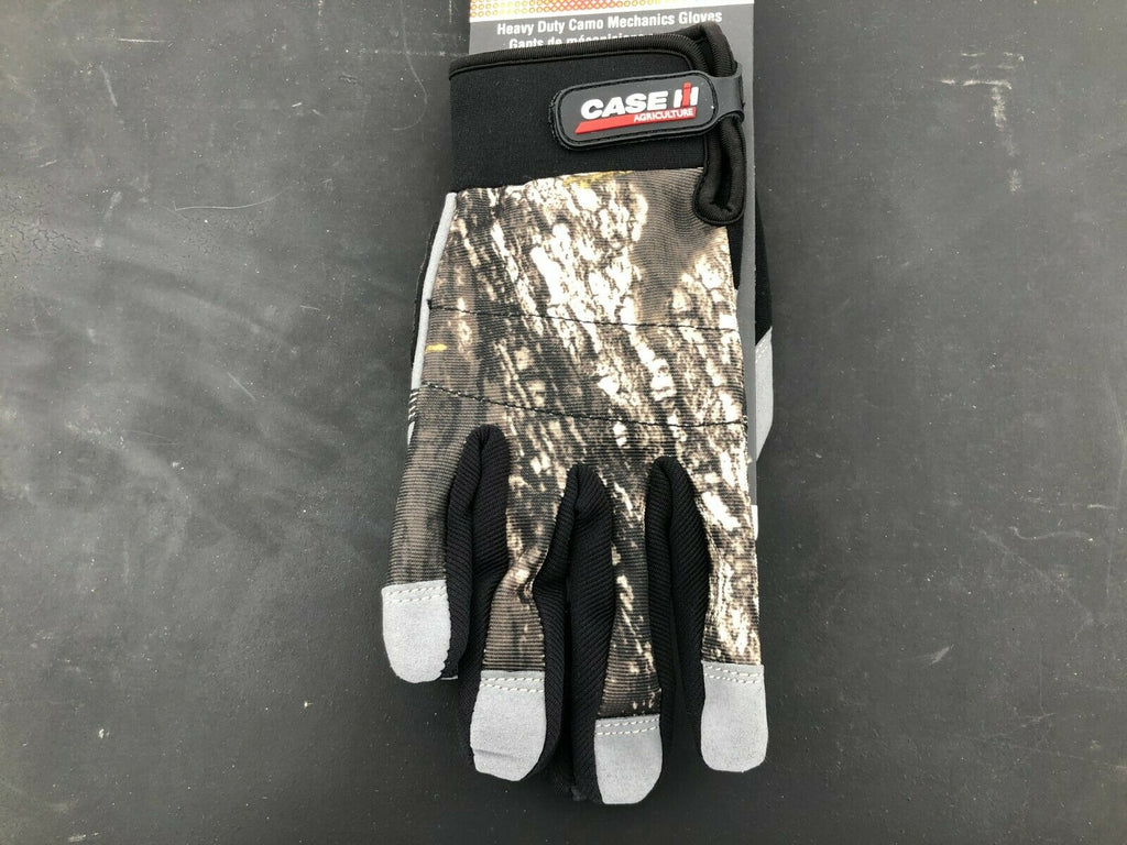 Case IH XL Mechanics Glove Heavy Duty Camo Gloves Snap on Blue Point