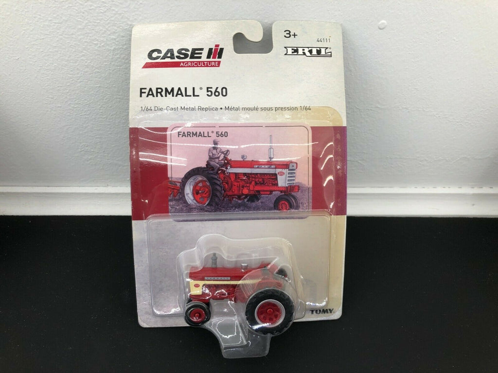 Case IH International Harvester Farmall 560 Narrow Front Tractor Toy 1/64