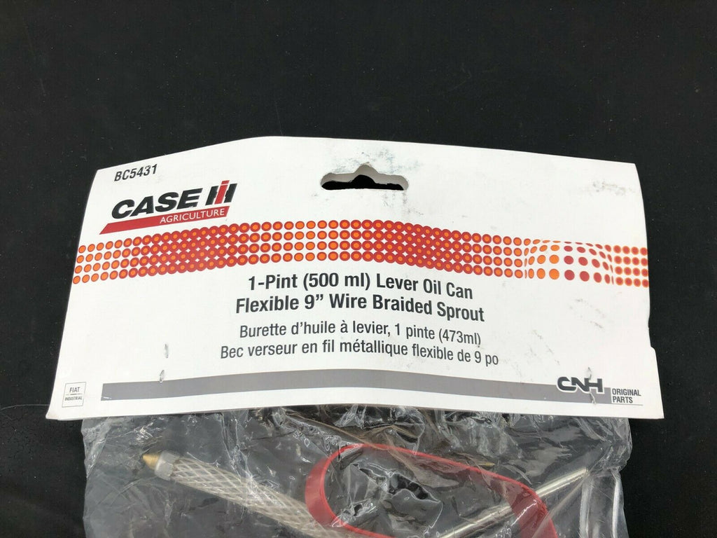 Case IH Lever Operated Oil Can 1Pint 9" Hose Blue Point-Lifetime Warranty