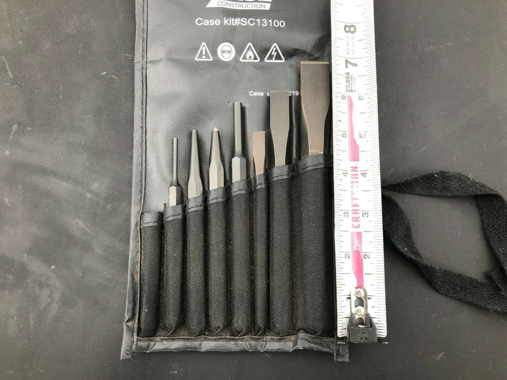 Case IH 7pc Drift Pin Punch Chisel Set Blue Point-Lifetime Warranty