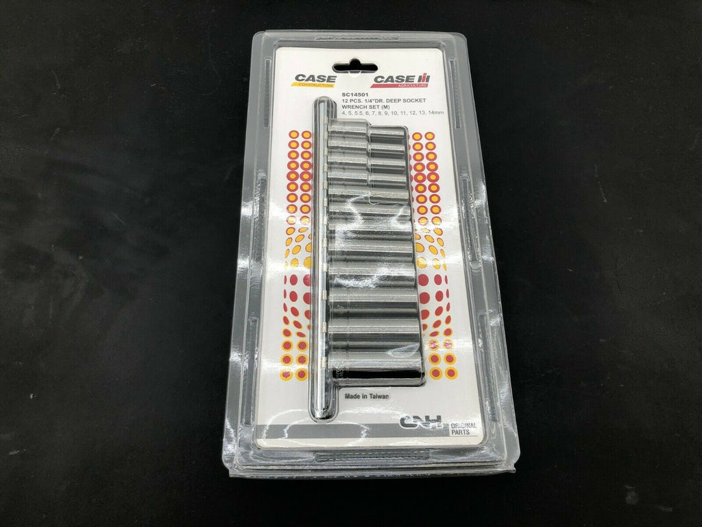 Case IH 12pc 1/4" Drive Socket Set Metric Blue Point-Lifetime Warranty