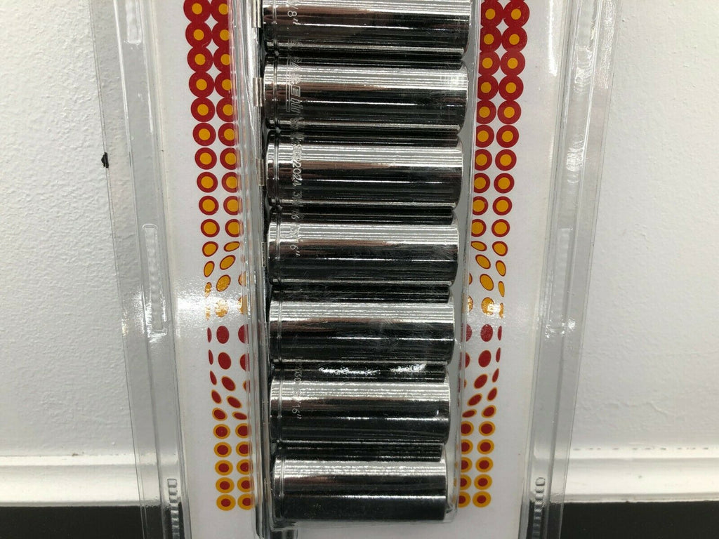 Case IH International 3/8" 11 Piece Standard Deep Socket Set Snap On