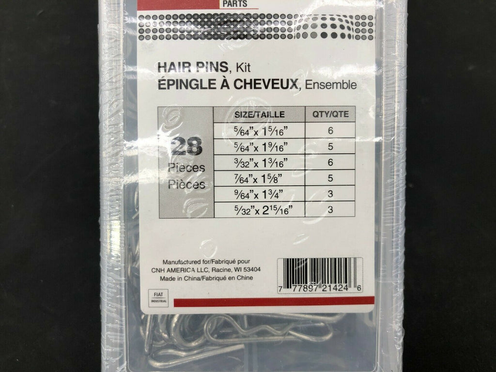 Case IH International 28pc Cotter Pick Hair Pin Set- Standard Hardware