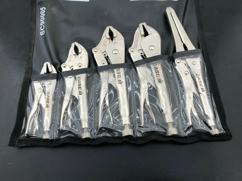 Case IH International Vise Grip Set 5pc Blue Point- Lifetime Warranty